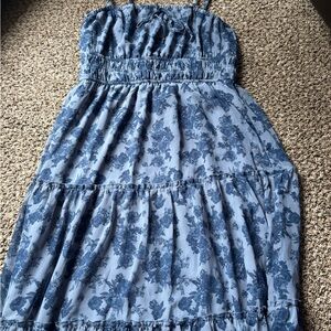 Trixxi Blue Floral Dress